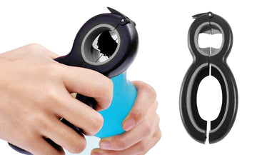 Multifunctional 6-in-1 Can Jar Opener Tool and Adjustable Bottle Opener